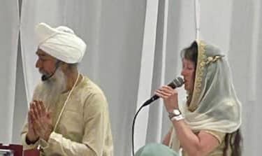 Indian Sikh Wedding Priest
